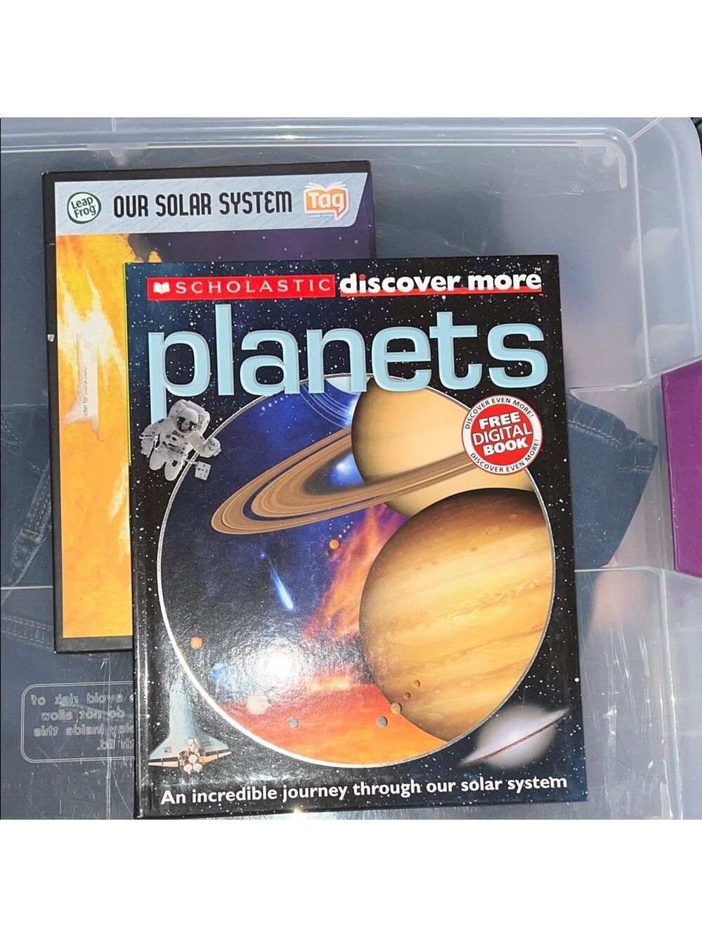 Scholastic Amazing Space Learning Book and board game.